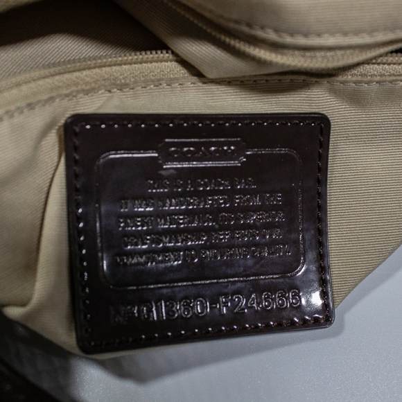 Coach Signature Multi Stripe Tote F24666 - Picture 5 of 5